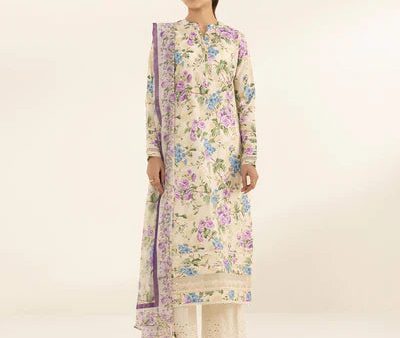 Lawn  24 - 2 Piece - Printed Lawn Suit 0U2Ddy24V113 on Sale