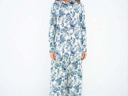 Spring Summer  23 - Maryl French Blue Floral For Cheap