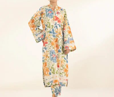 Lawn  24 - 2 Piece - Printed Lawn Suit 00U2Tdy24V17 Hot on Sale