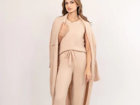 Autumn Winter  23 - Hande Three Piece Knit Suit on Sale