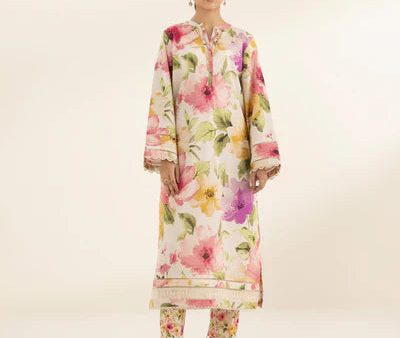 Lawn  24 - 2 Piece - Printed Lawn Suit 00U2Tdy24V16 Hot on Sale