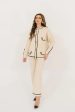 Autumn Winter  23 - Inaya Cream Textured Knit Set Online Hot Sale