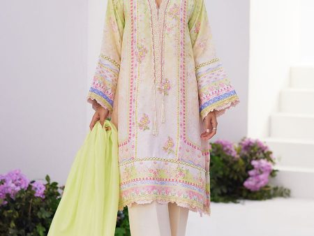 Zaza Prints  24 - Pear Ombrã££ˆ Shirt And Dupatta Discount