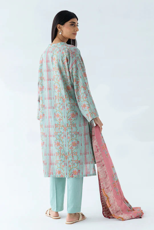 Unstitched Winter  23 - Candy Floss-Printed-2P-Khaddar Online Hot Sale