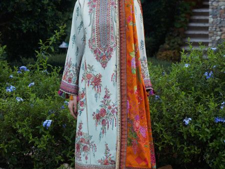 Zaiba Eid Stitched Lawn  24 - Sumbul Cheap