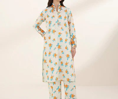 Lawn  24 - 2 Piece - Embroidered Lawn Suit 0U2Tedy24V13 For Discount