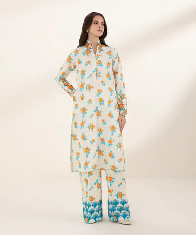 Lawn  24 - 2 Piece - Embroidered Lawn Suit 0U2Tedy24V13 For Discount