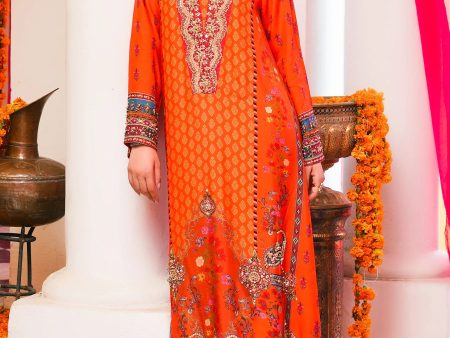 Ronaq 23 - Festive Orange Kaftan (D-03) Supply