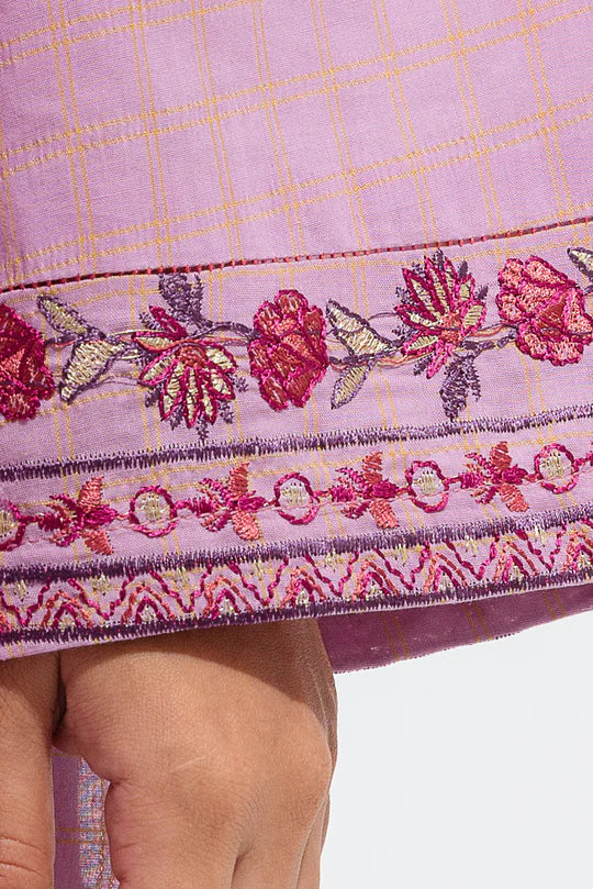 Unstitched Winter  23 - Lavender East-Embroidered-1P-Missouri Sale