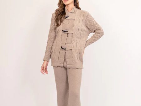 Autumn Winter  23 - Amelia Brown Suit With Black Button Online