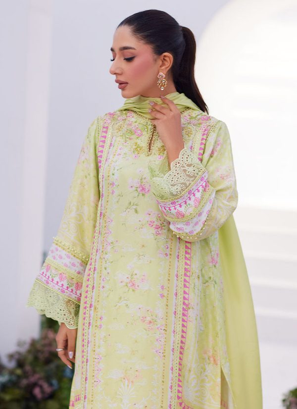 Zaza Prints  24 - Kelly Lime Shirt And Dupatta Fashion