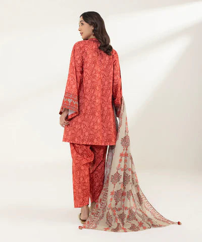 Lawn  24 - 3 Piece - Printed Lawn Suit 0U3Pdy24V139 For Sale