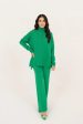 Autumn Winter  23 - Scarlett Two Piece Knit Set Green Hot on Sale