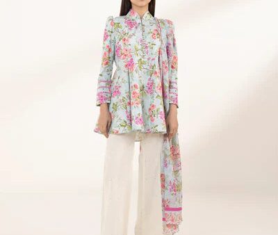 Lawn  24 - 2 Piece - Printed Lawn Suit 00U2Ddy24V15 For Sale