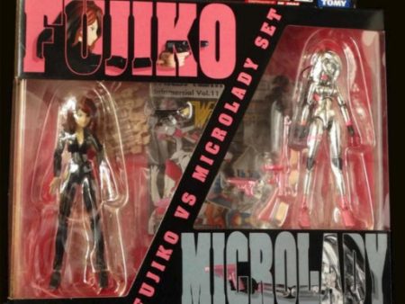 Takara Microman Micro Lupin SP Series ML-SP02 Fujiko VS Microlady Fujiko Action Figure For Sale