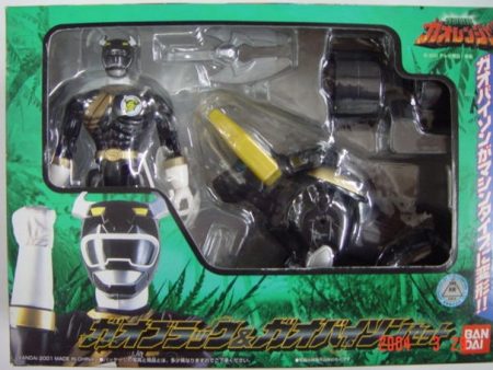 Bandai Power Rangers Wild Force Gaoranger Black Cow Fighter Action Figure For Sale