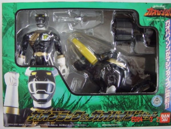 Bandai Power Rangers Wild Force Gaoranger Black Cow Fighter Action Figure For Sale