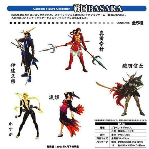 Capcom Sengoku Basara 5 Trading Collection Figure Set Sale