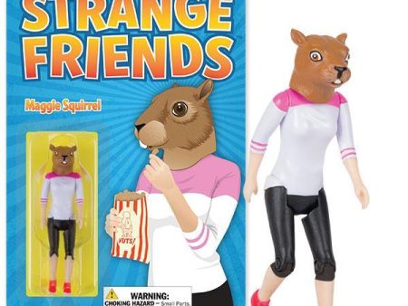 Archie McPhee Strange Friends Maggie Squirrel Action Figure Fashion