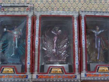 Banpresto Saint Seiya Myth Cloth Flash Saint Figure 3 Trading Figure Set Hot on Sale