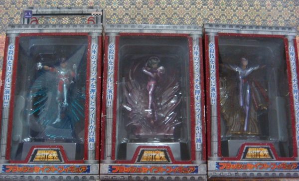 Banpresto Saint Seiya Myth Cloth Flash Saint Figure 3 Trading Figure Set Hot on Sale