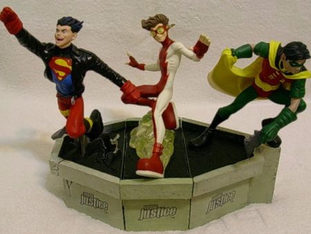 DC Direct Young Justice Superboy Impulse Robin Teen Titans Paquet Statue Figure Set Fashion