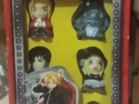 Popy Fullmetal Alchemist Mini Soft Finger Puppet Part 1 5 Figure Set on Sale