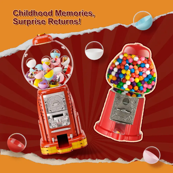 892pc Retro - Gumball Machine Construction Set Discount