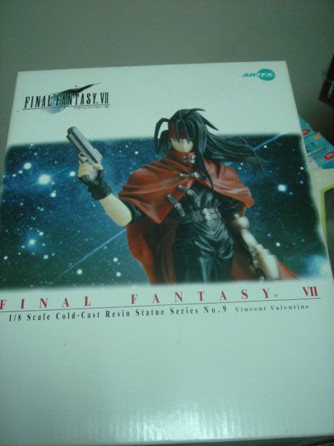 Kotobukiya Artfx 1 8 Final Fantasy VII 7 Vincent Valentine Resin Cold Cast Statue Figure Sale