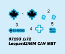 1 72 Leopard 2A6M CAN MBT Plastic Model Kit Sale