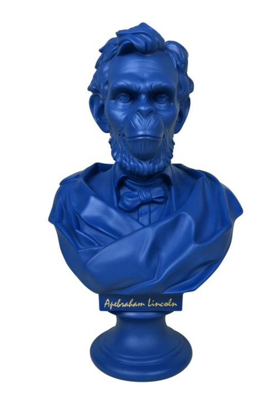 Defyboy Works Kea Tsai KXX Aperbraham Lincoln Blue Ver 12  Vinyl Figure Hot on Sale