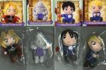 Bandai Fullmetal Alchemist 4 Mini Mascot Plush Doll Strap Figure Set Online Sale