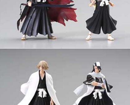 Bandai Bleach Characters Collection Trading Part 2 4 Mini Figure Set Online now