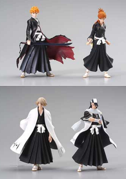 Bandai Bleach Characters Collection Trading Part 2 4 Mini Figure Set Online now