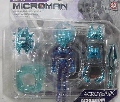 Takara Microman Micronauts Micro Acroyear X Action Series AX-14 AcroBiom Figure Supply