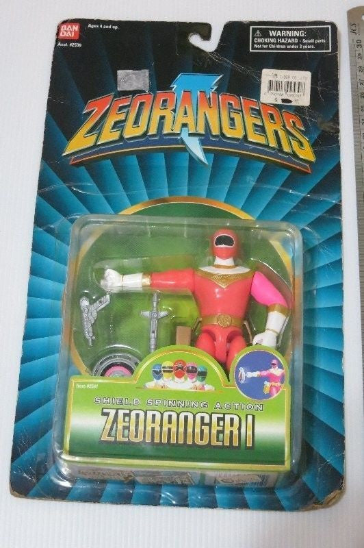 Bandai 1996 Power Rangers Zeo Ohranger Pink Shield Spinning Action Figure Online