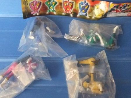 Bandai Power Rangers Gogo Five V Lightspeed Rescue Gashapon 4 Trading Figure Set Online