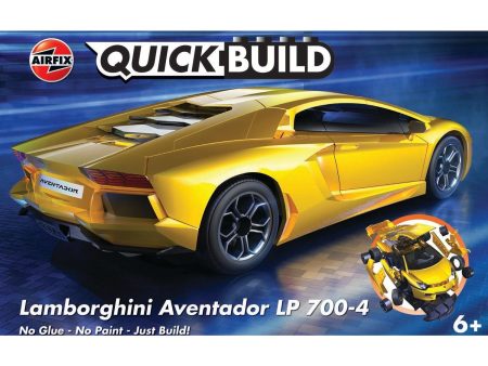 Quickbuild Lamborghini Aventador LP 700-4 - Yellow Hot on Sale