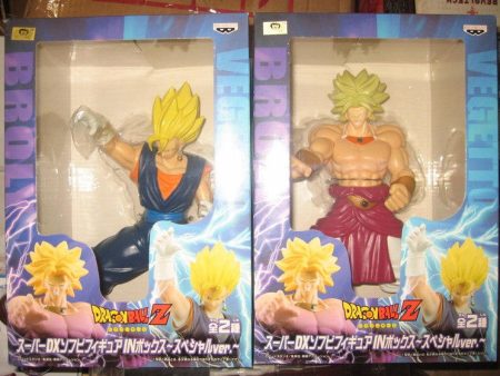 Banpresto Dragon Ball Z DX Super Saiyan Vegetto & Broly 2 Figure Set Online Sale