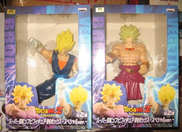 Banpresto Dragon Ball Z DX Super Saiyan Vegetto & Broly 2 Figure Set Online Sale