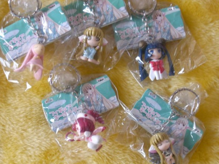 Banpresto Clamp Chobits Key Chain Holder Strap Part 2 5 Mascot Trading Figure Set Discount