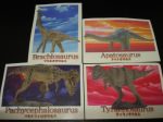 Furuta Dinomodels Dinosaur 4 Mini Trading Figure Set Used Supply