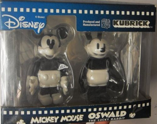 Medicom Toy Kubrick 100% Disney Mickey Mouse Oswald The Lucky Rabbit Figure Set Online now