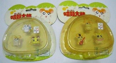 Epoch Hamtaro And Hamster Friends 6 Mini Trading Collection Box Figure Supply