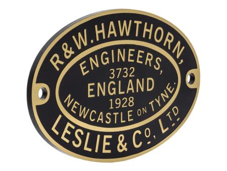 Newcastle 13 Hawthorn Leslie Worksplate 3732 Fashion