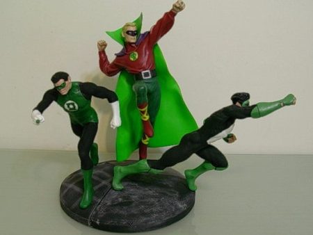 DC Direct Green Lantern 3 Miniature Cold Cast Porcelain Statue Figure Set Online