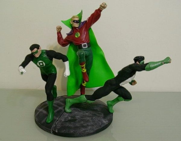 DC Direct Green Lantern 3 Miniature Cold Cast Porcelain Statue Figure Set Online