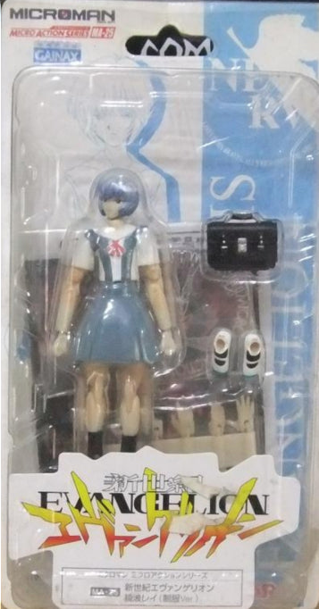 Takara 1 18 Microman Micro Action Series MA-25 Evangelion Rei Ayanami School Uniform Ver Figure Online now