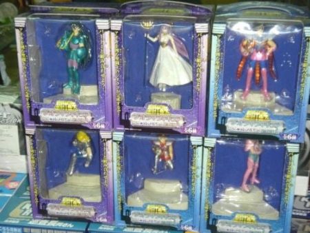 Banpresto Saint Seiya Myth Cloth Diorama Blue Forever Part 1+2 6 Color Trading Collection Figure Set Cheap