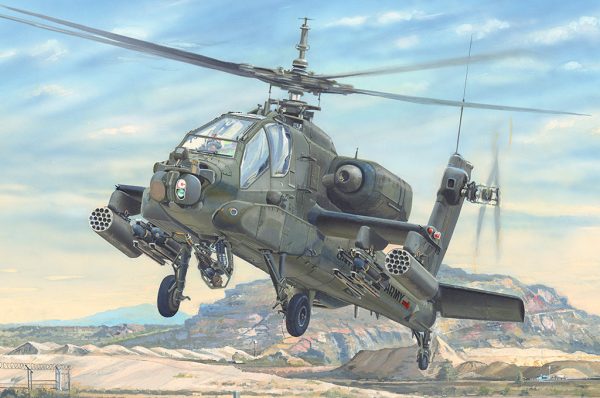 1 35 AH-64A Apache Early Plastic Model Kit Hot on Sale